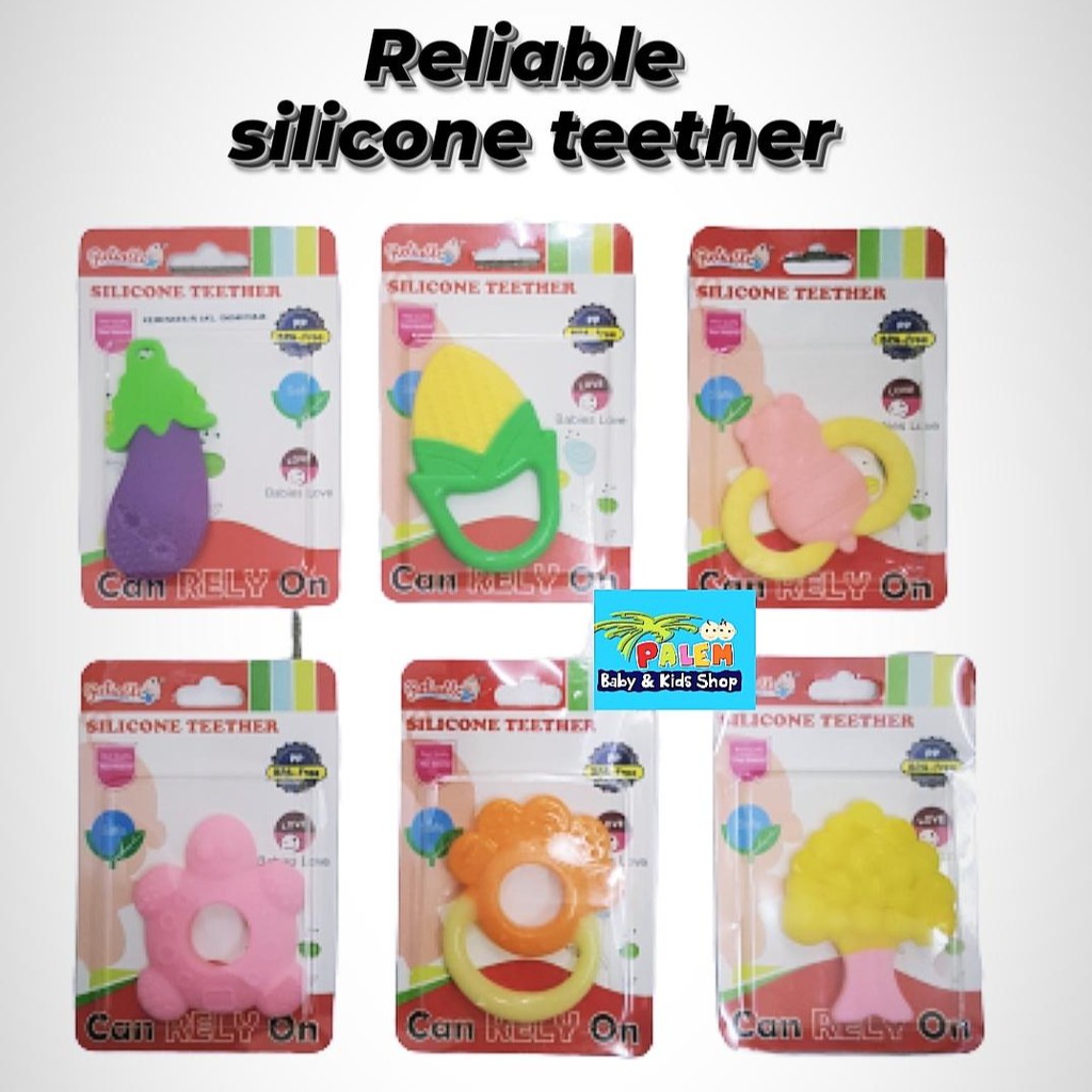 Gigitan Bayi Silikon Reliable / Teether Silicone Reliable / Gigitan Silicone