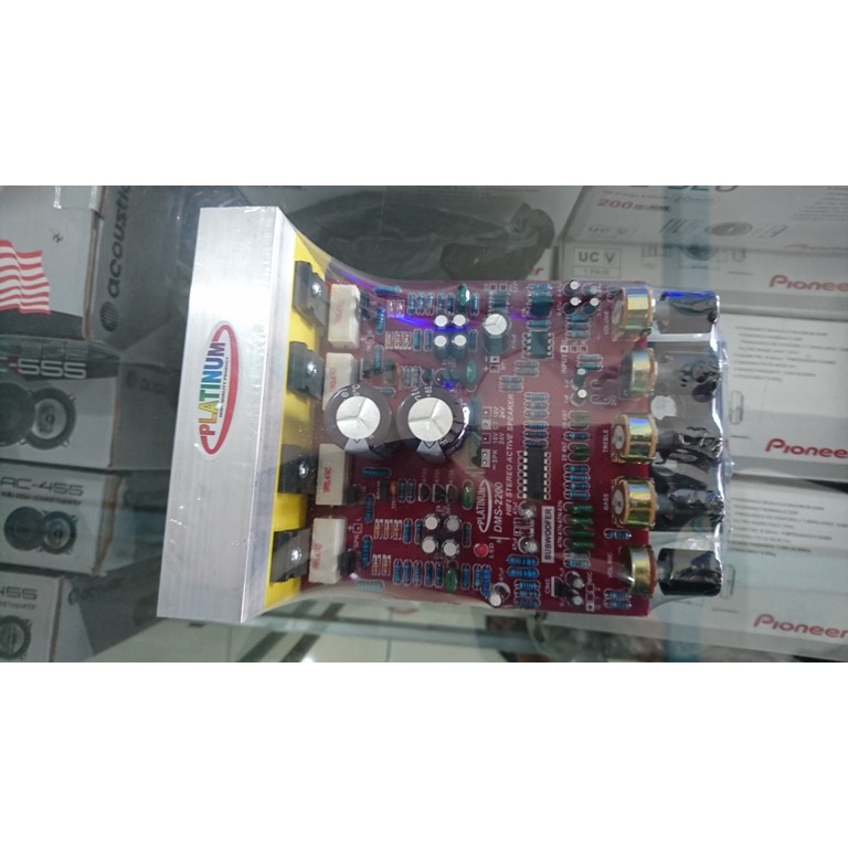 POWER KIT Amplifier MESIN SPEAKER AKTIF KARAOKE DMS 2200 + PANEL