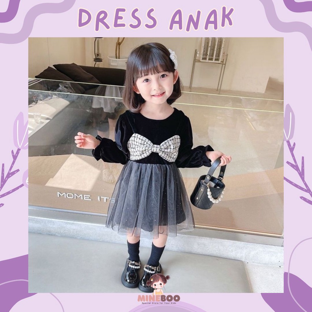 mineboo DRESS MINI CARLA EBV Bayi Perempuan Import