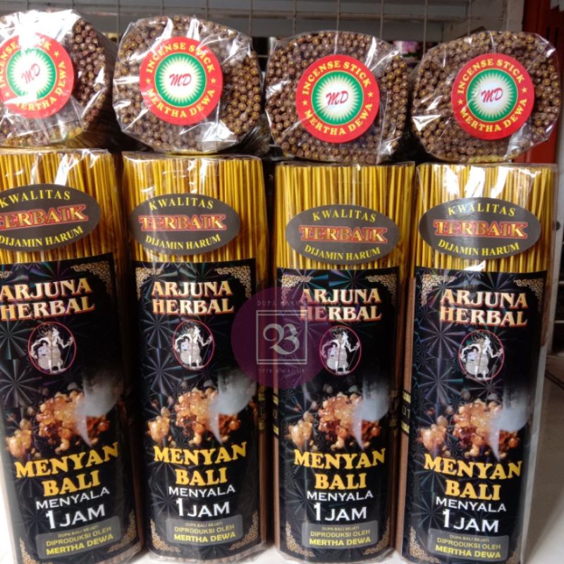 BEST SELLER!! Hio Dupa Wangi Arjuna Herbal Kemenyan / Menyan Bali Stik 22cm Kemasan 400gr