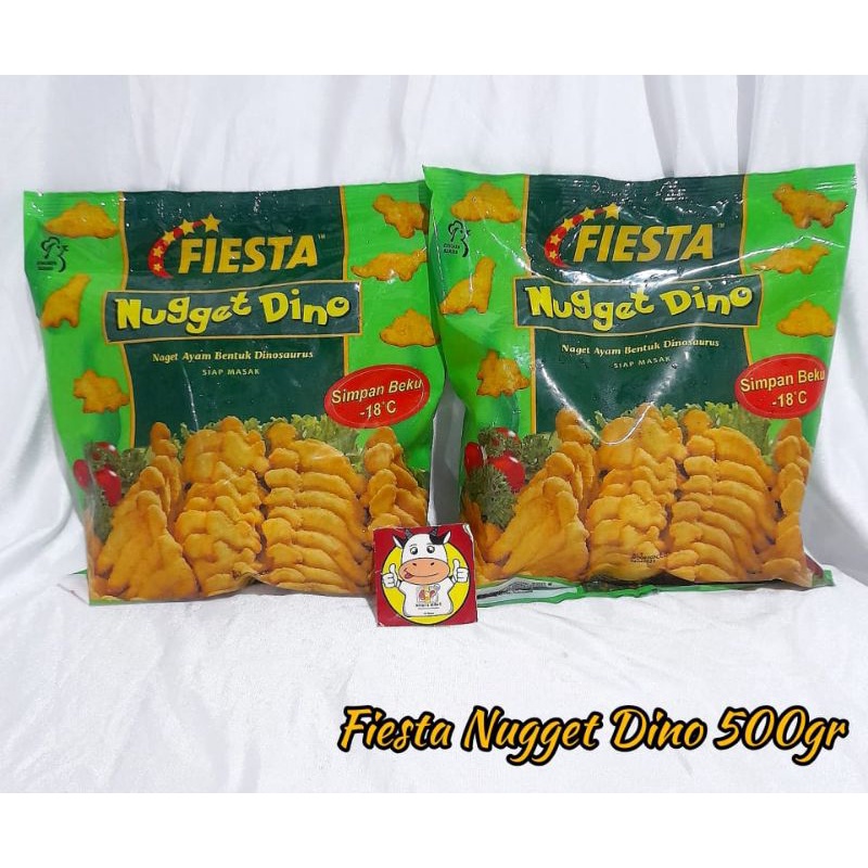 

FIESTA CHICKEN NUGGET DINO 500GR - FROZEN FOOD - BRONTZ JOGJA