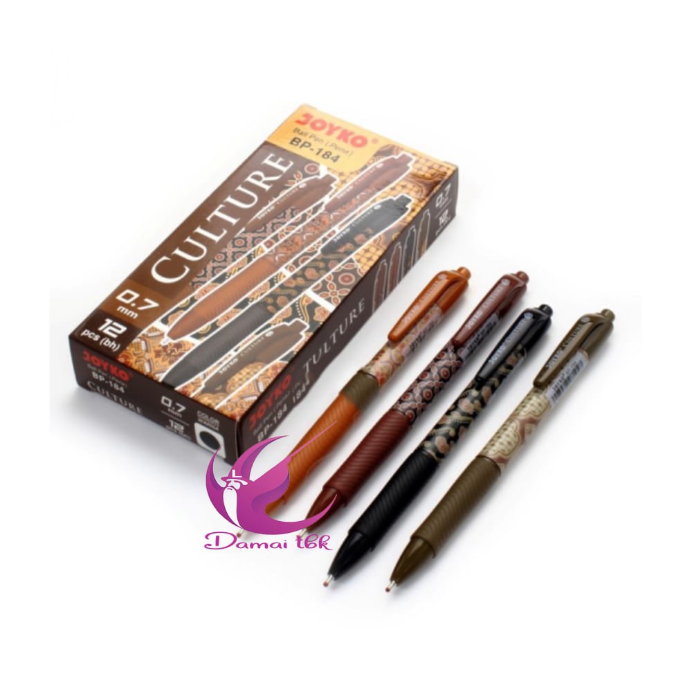 

Pulpen Joyko Culture Batik BP-184 HITAM Per Pcs