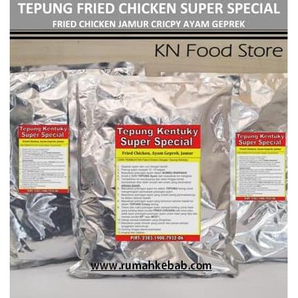 

READY STOCK Tepung Fried Chicken - 1kg / Tepung Kentuky / Batter Breader TP378