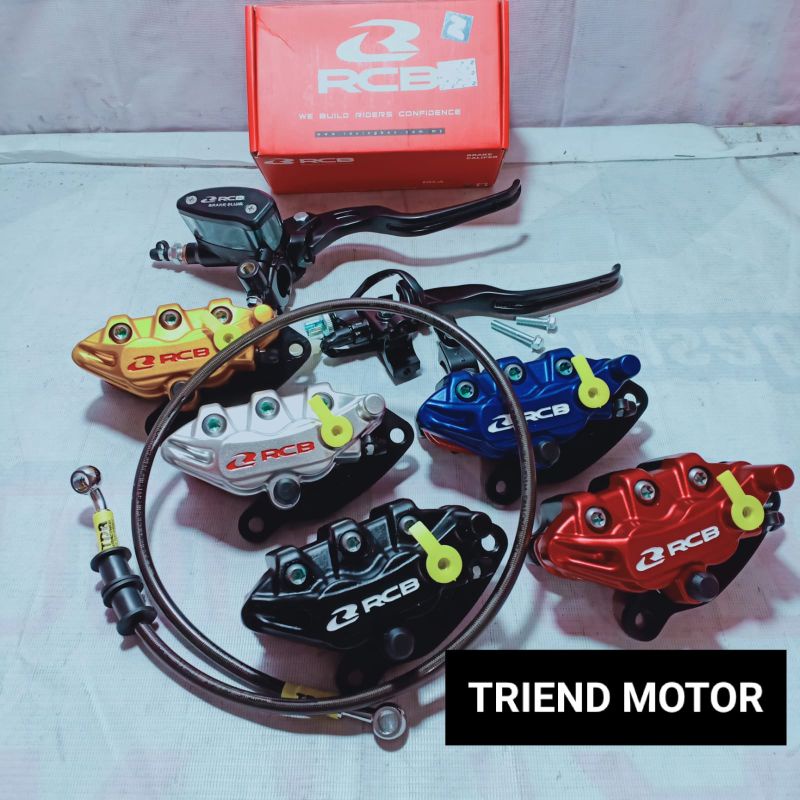 Paketan Master Rem Kanan Kiri RCB Kaliper Depan RCB Selang rem Depan TDR CBR 150R CB 150R