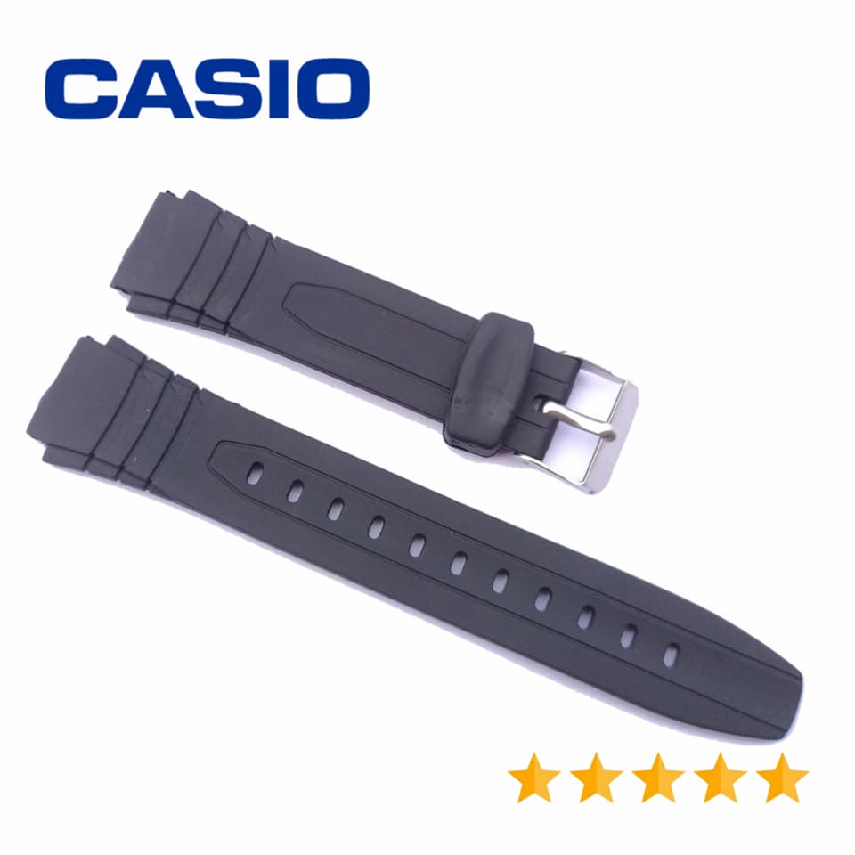 Strap tali jam Tangan Casio W-732 W 732 W732 free spring bars