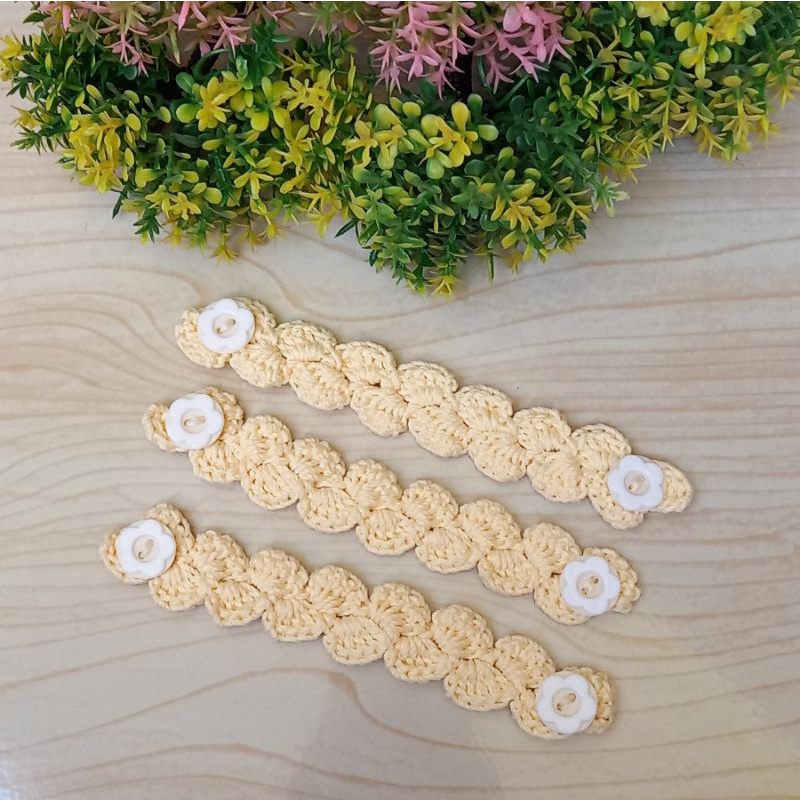 Konektor masker rajut/tali masker/pengait masker/penghubung tali masker rajut/strap