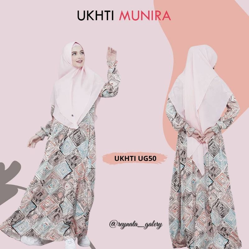 Gamis Original UG 50 by Ukhti|Gamis Premium|Dress Rayon Premium|Dress Motif|Gamis Syari|Gamis Adem|D