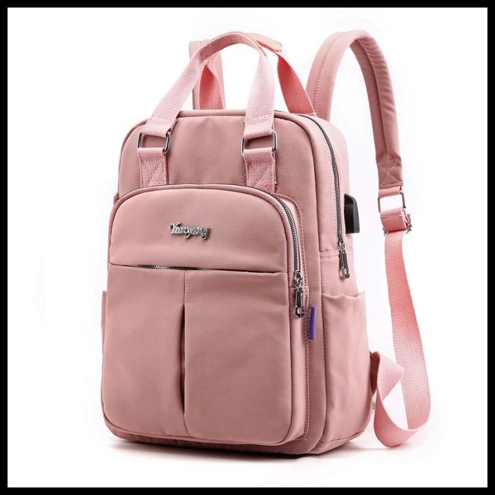 0Btso - Tas Ransel Wanita Tas Laptop Wanita Tas Kuliah Tas Sekolah Tas