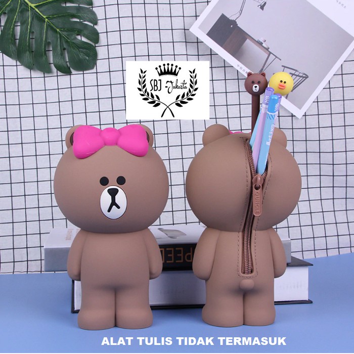 

Spesial Kotak pensil dan alat tulis LINE Brown Cony Original Waterproof - CHOCO Terlaris