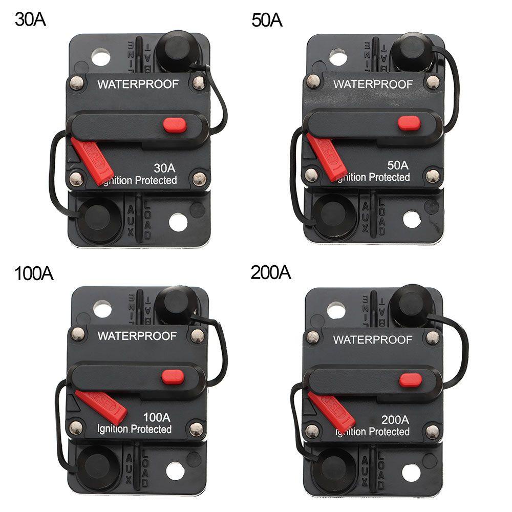 Top Car Circuit Breaker Boat 30-200 Amp DC Safety Seat Pelindung Sirkuit