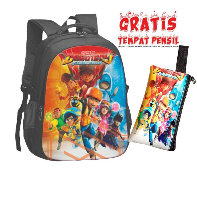 TAS SEKOLAH BOBOY TK SD/ free dompet