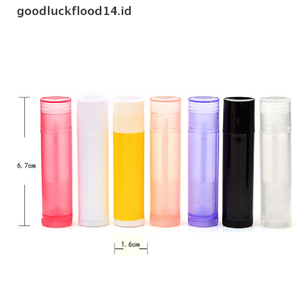 [OOID] 10pcs 5g 7 colors lipstick tube lip balm containers empty cosmetic containers ID