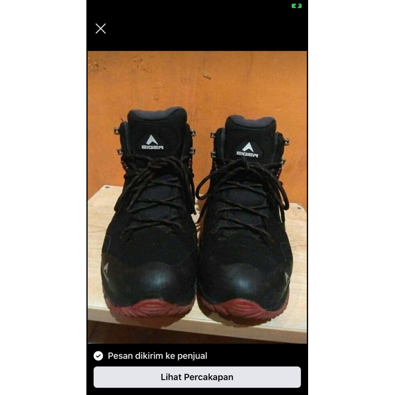 Sepatu Gunung Eiger Cypress Original Waterproof Vibram.