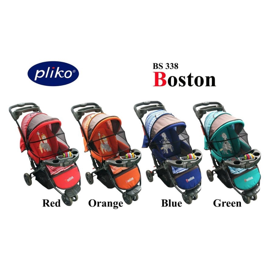 (EXPEDISI) PLIKO BOSTON STROLLER - STROLLER BAYI PLIKO - KERETA DORONG BAYI