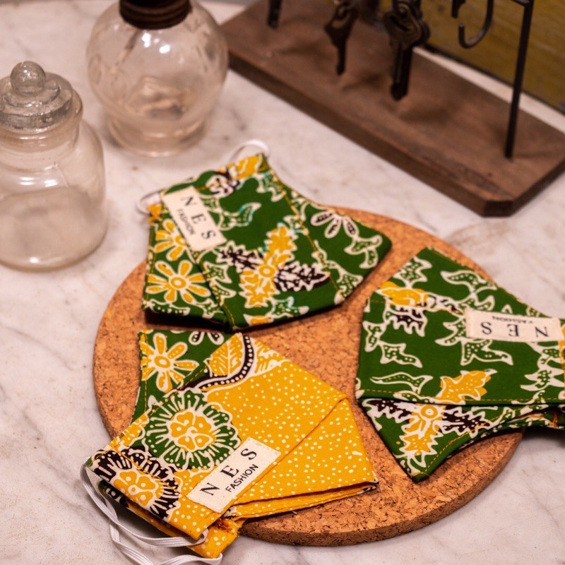 Masker 3D Batik Indramayu