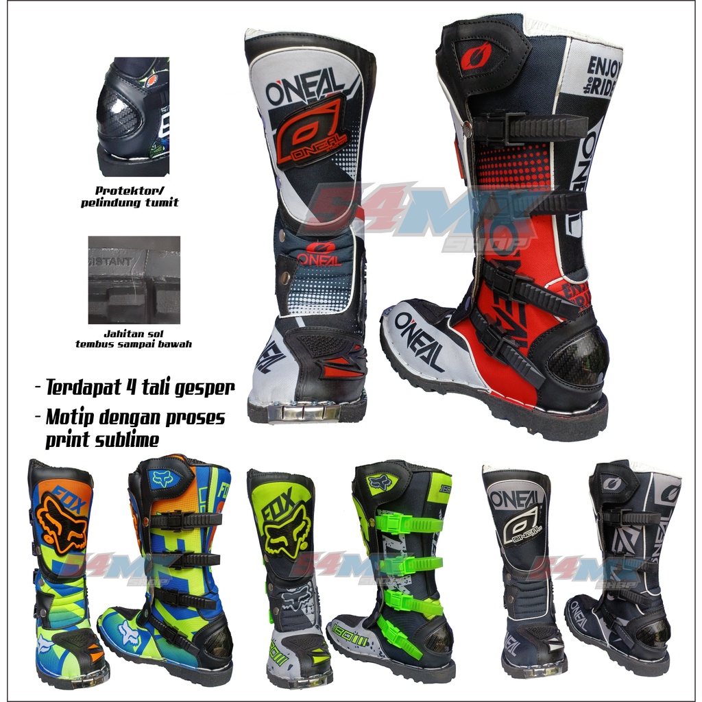 Jual Sepatu Trail Boots Sepatu Cross Trail Adventure Printing Dengan