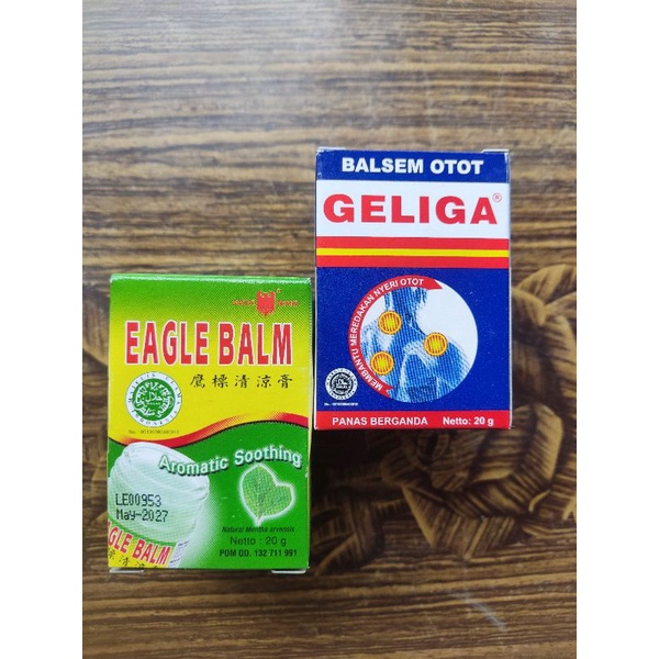 Balsem Otot GELIGA 20gr dan Balsem Lang 20gr