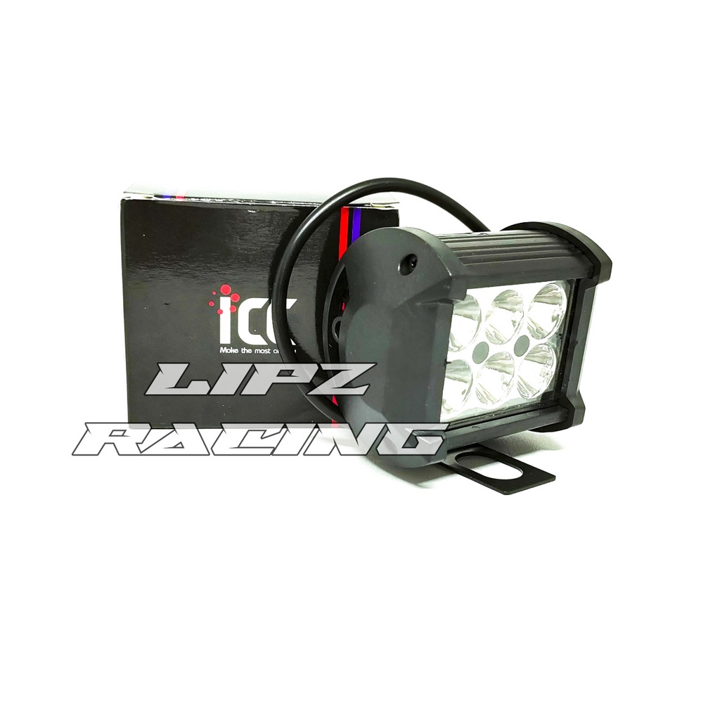 LAMPU TEMBAK LED / LAMPU SOROT LED 6 MATA MINI SUPER TERANG BISA UNTUK SEMUA MOTOR  LAMPU TEMBAK MOTOR