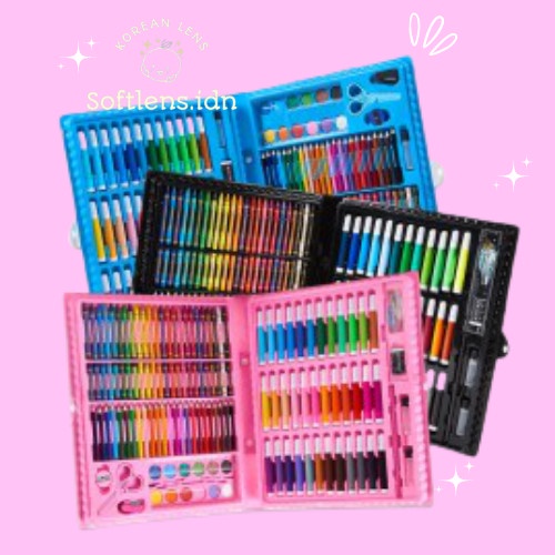 

Jual Crayon Art Set 150 Pcs Peralatan Gambar Lukis Pensil Warna Alat Tulis Promo