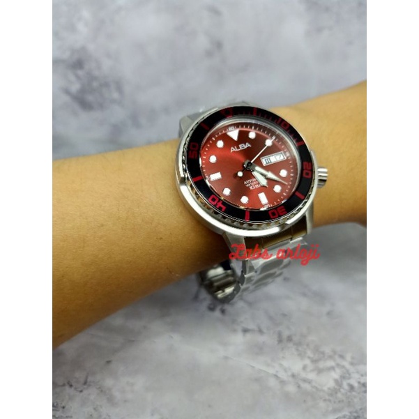 Jam Tangan Alba Men Automatic AL4265 AL4265X1 Original