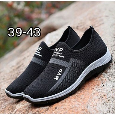 8.8 DISKON Sale Sepatu Casual Slip On Yuzi MVP formal non formal Pria Dan Wanita