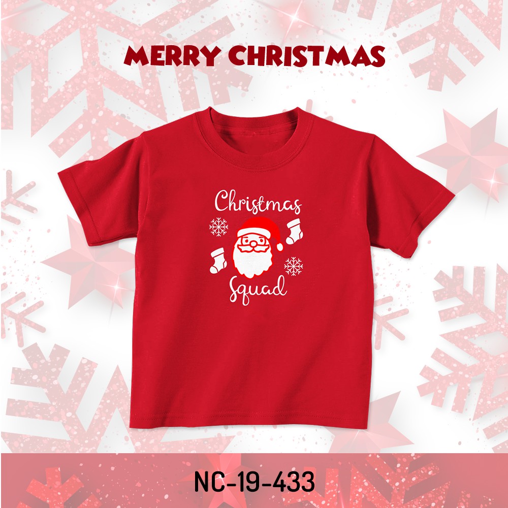 BAJU KAOS  NATAL  BAYI DAN ANAK  COWOK CEWEK BAHAN ADEM 