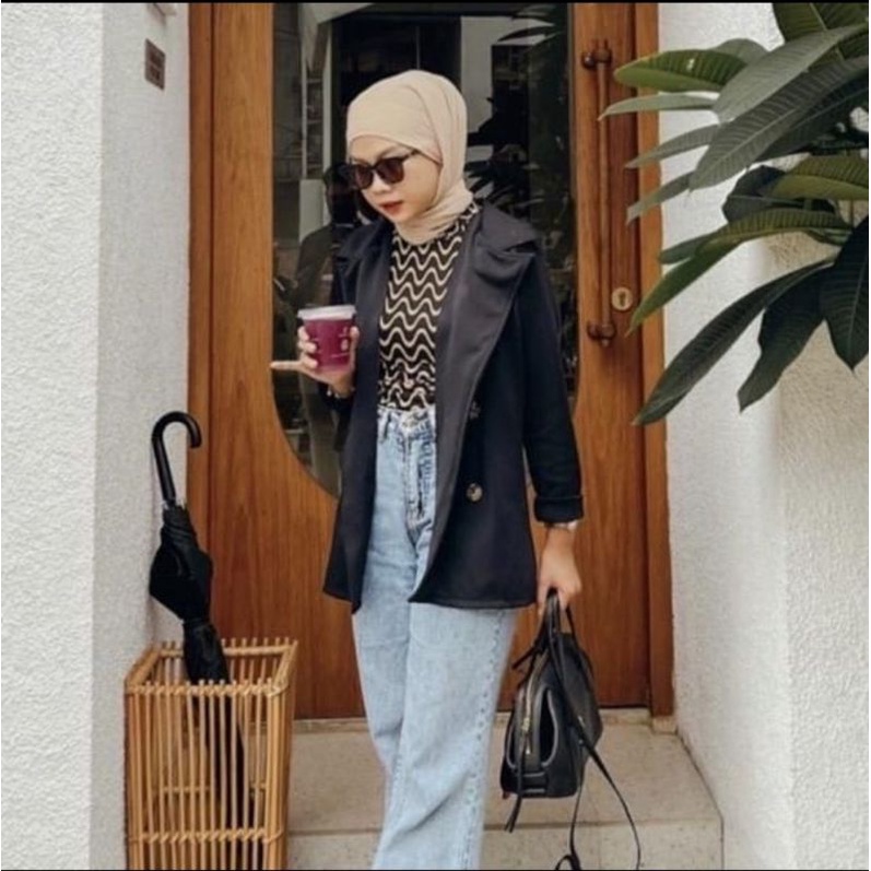 BLAZER MURAH / BLAZER KOREA STYLE / BLAZER WANITA /BLAZER WANITA HIJAB MURAH / BLAZER SCUBA