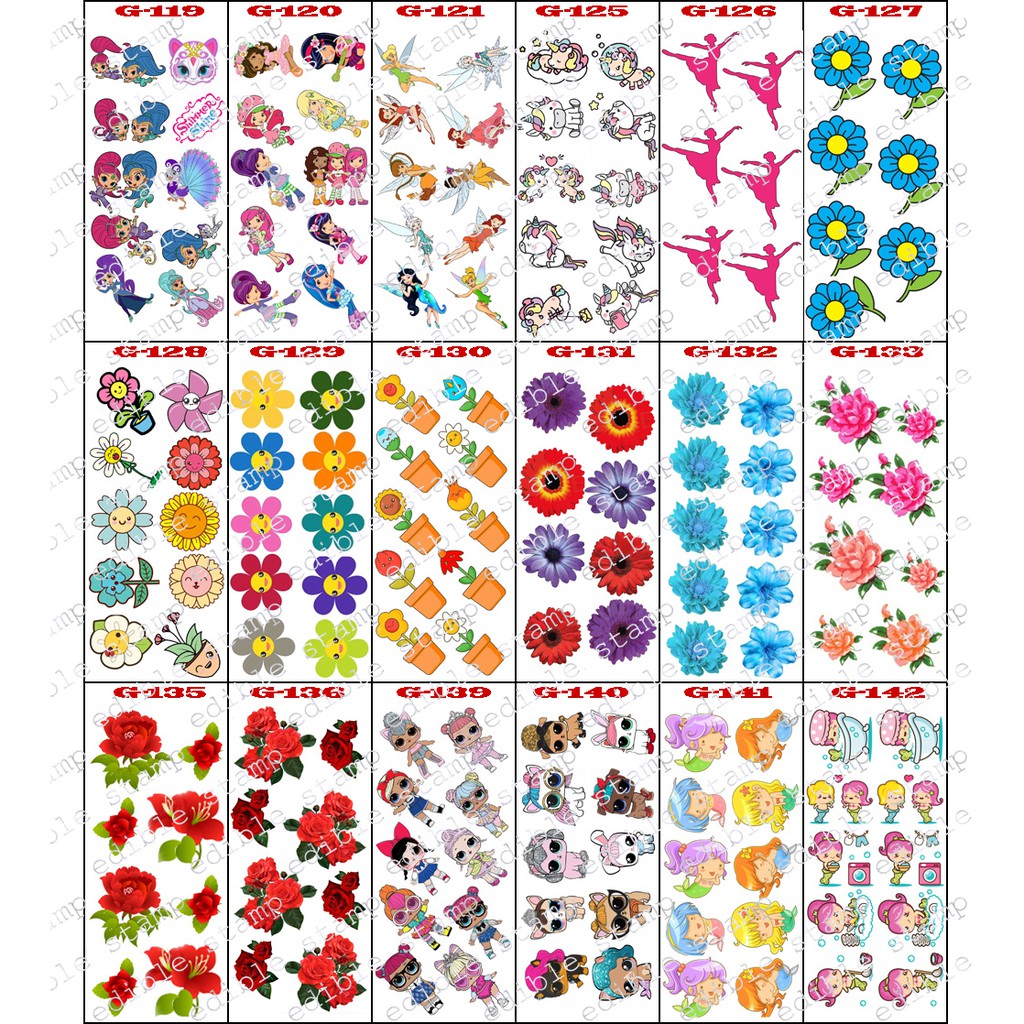 

Edible Stamp Stiker Makanan Edible Stiker Edible Image Edible Print Sticker Makanan G119-G142