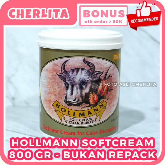 

Hollmann Softcream 800 gram Soft cream pail untuk campuran buttercream