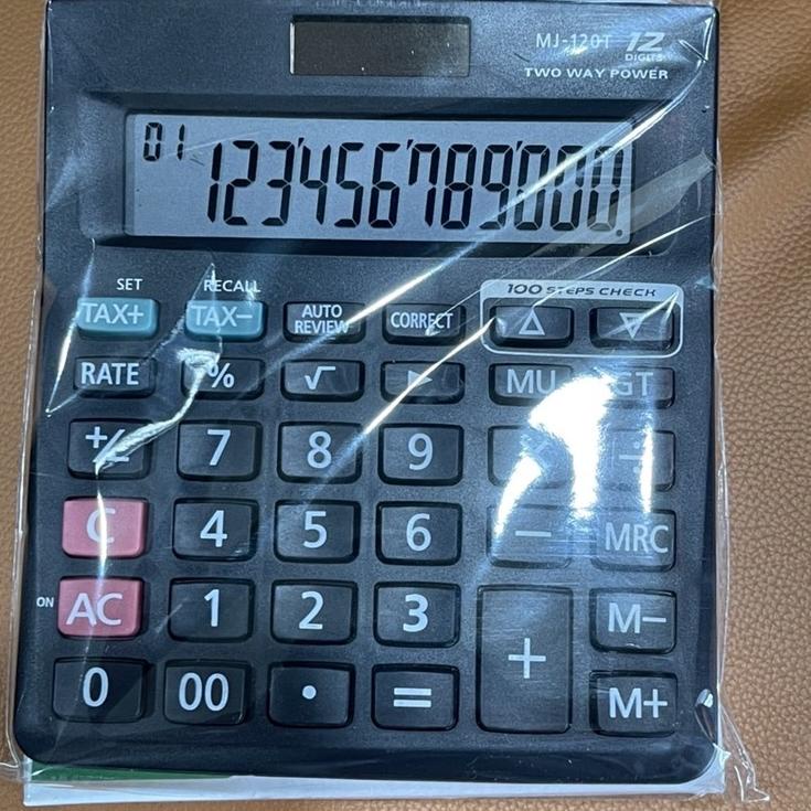 

Kekinian - Kalkulator 120T 12 Digit - Kalkulator Check / Kakulator Besar / Calculator Ukuran Besar