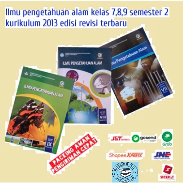 Paket Buku IPA SMP kelas 7,8,9 semester 2 K13 revisi terbaru