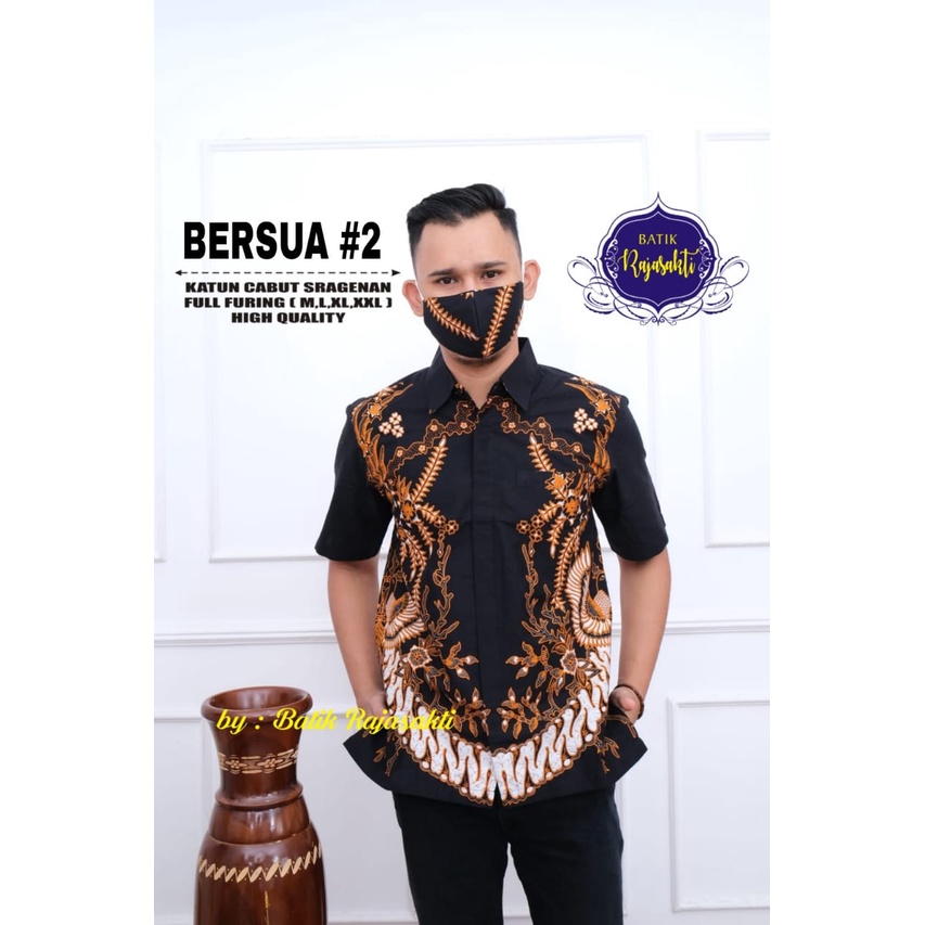 BURUNG BERSUA 2 RAJASAKTI KEMEJA BATIK SOLO PRIA LENGAN PENDEK PANJANG LAPIS FURING ATASAN PREMIUM MODERN KATUN HALUS LAKSMANA LOVEBIRTH LURUS HATI MACAN KUJANG MACAN KUNING DONGKER MACAN NGAUNG MACAN RAJAWALI LONG MADAHARSA MADYAWARA MAHAPRAJA MAHOGRA