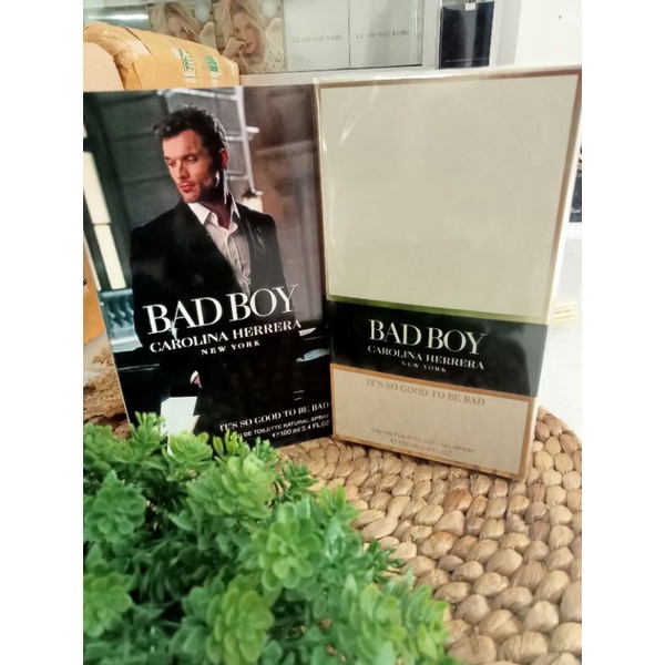 PARFUM PRIA BAD BOY BOX COVER PUTIH ORI-IMPORT / PARFUM COWOK TAHAN LAMA