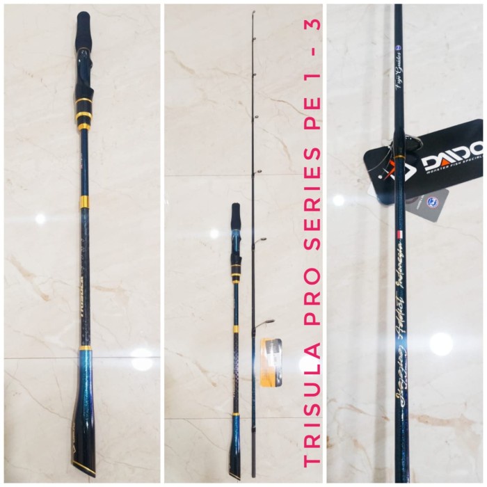 JORAN PANCING DAIDO TRISULA PRO SERIES LIGH JIGGING... FUJI - Hitam PE 2 - 4