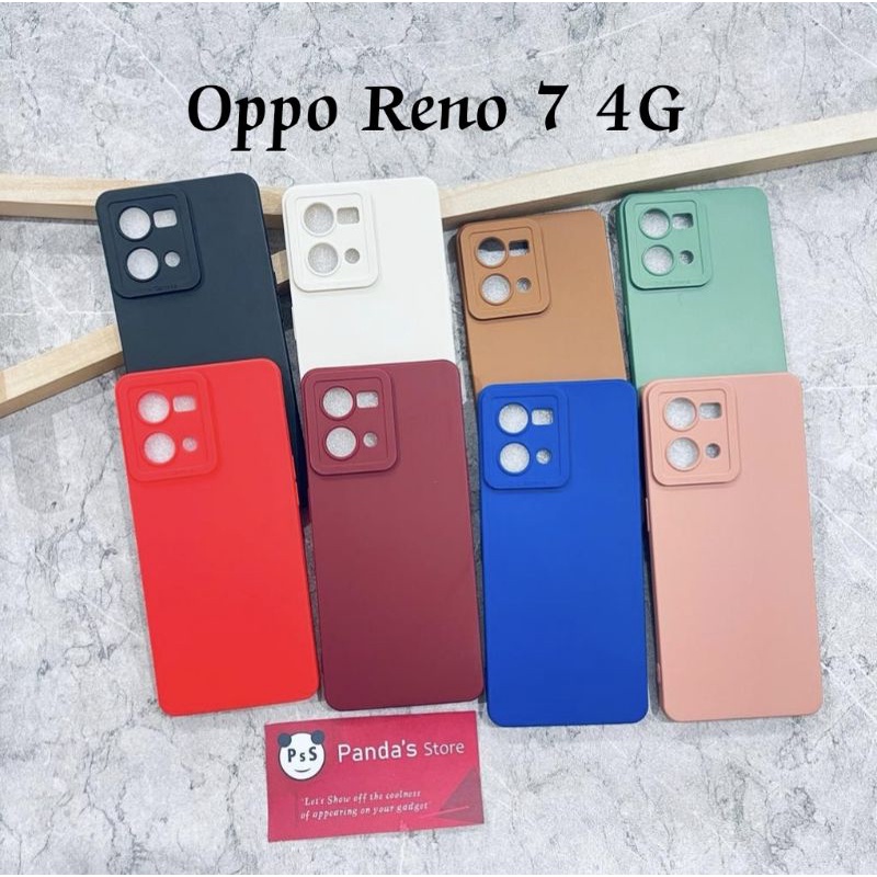 Softcase Pro Camera Oppo Reno 7 4G Candy Case Full Color 3D Silikon TPU
