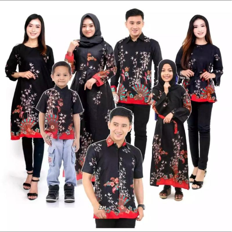 Batik couple keluarga motif KIPAS terbaru dijamin termurah