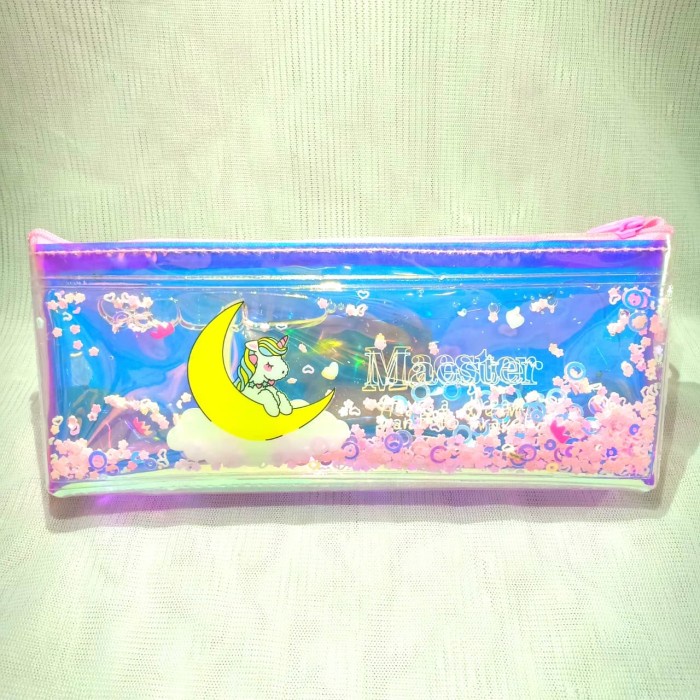 

Limited Kotak Tempat Pensil Unicorn Hologram Nyala Lampu Gliter Sekolah Pen Terlaris