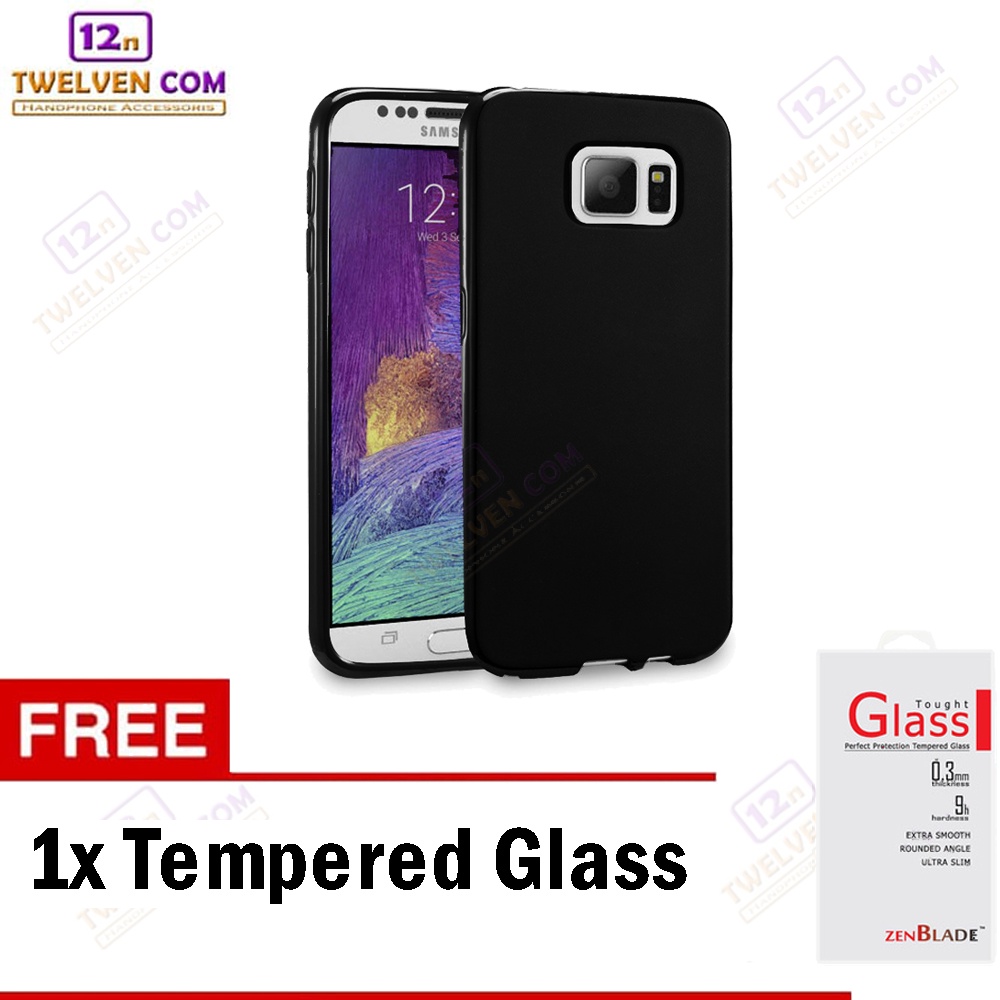 [FLASH SALE] Case Slim Matte Softcase Samsung Note 5 - Free Tempered Glass