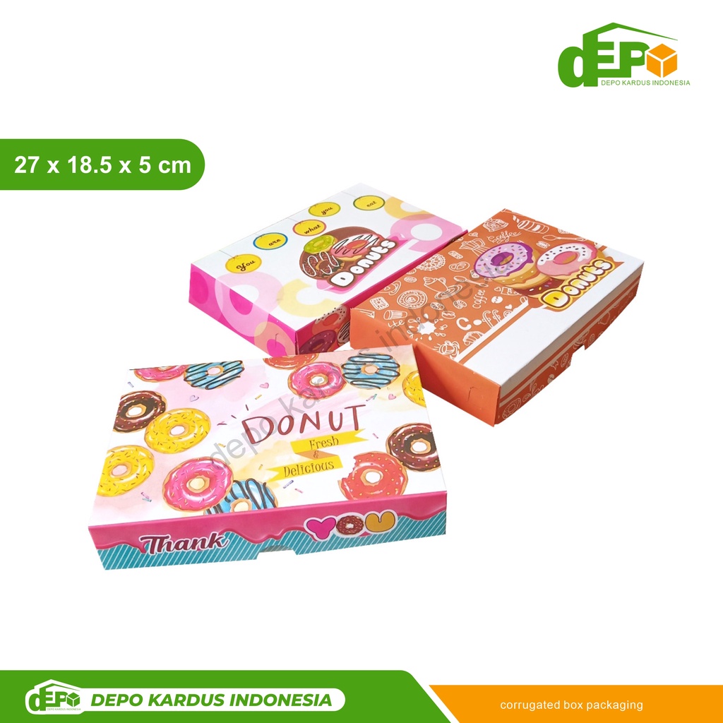 

Depo Box 27x18,5x5 cm (Donut) Kardus/Karton/Duplex