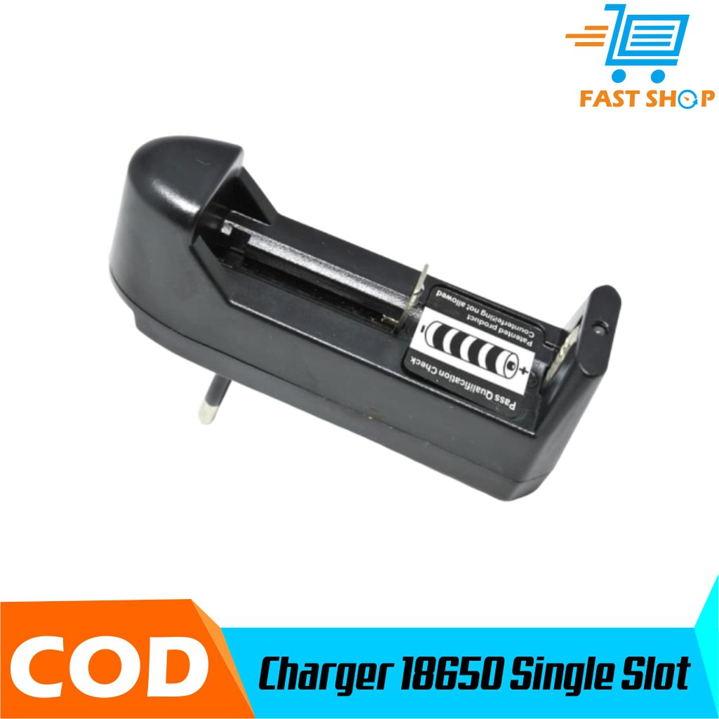 Battery Charger 18650 Single Slot Output 3.7V/450mA