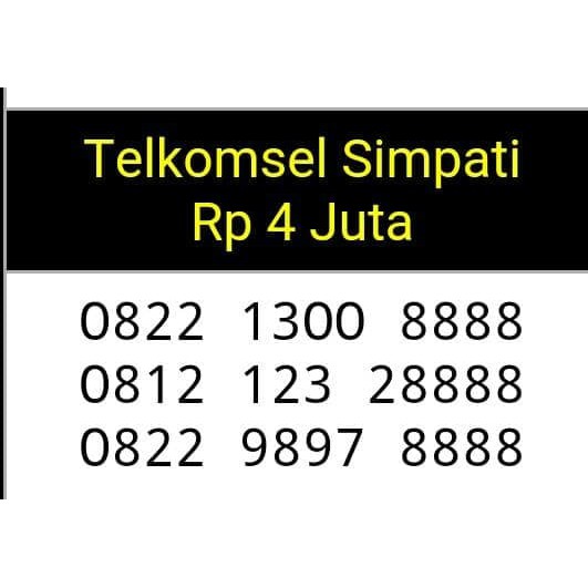 nomor cantik(0822 1300 8888(989 7888(0812 123 2888)telkomsel simPATI