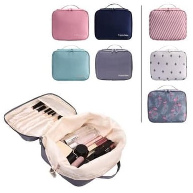 Tas kosmetik , tas makeup waterproof besar - PINK