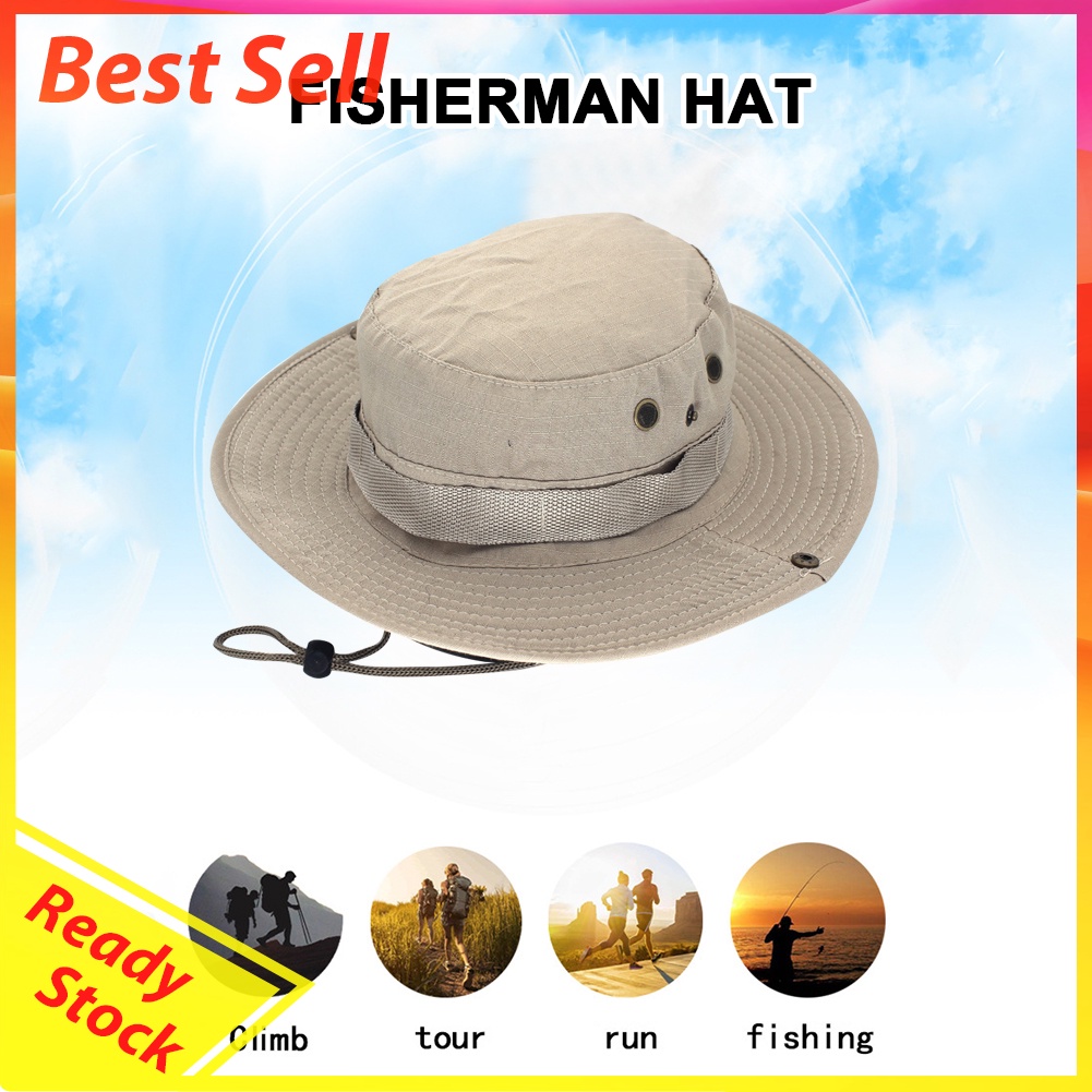 Round-Rimmed Outdoor Jungle Camping Benny Cap Fashion Casual Fisherman Hat