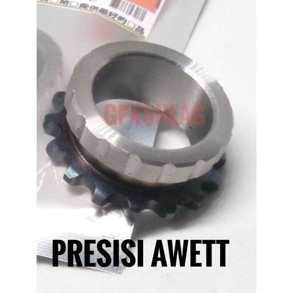 GIR GIGI GEAR sprocket TIMING GLPRO SERIES GL CDI ,GEAR TIMING BAWAH,ANTIII  ROMPALLL ukuran 16 Ty-2