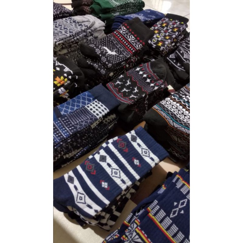 Kaos Kaki Tribal / Kaos Kaki Tebal