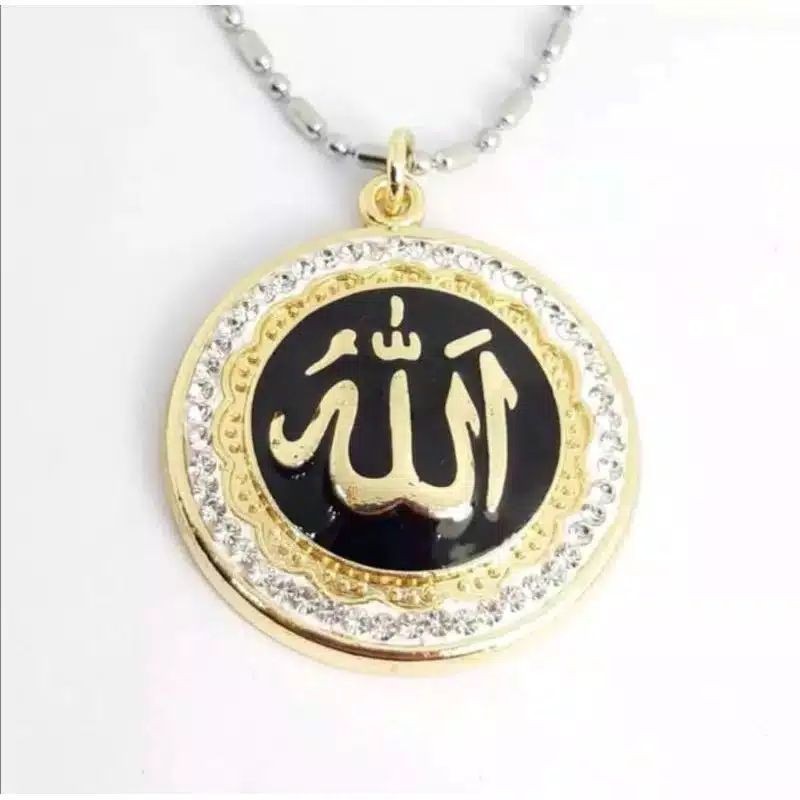 Desain Asli Liontin Quantum Pendant Scalar Ebergy Lafaz Allah - Kalung Liontin Terapi Kesehatan