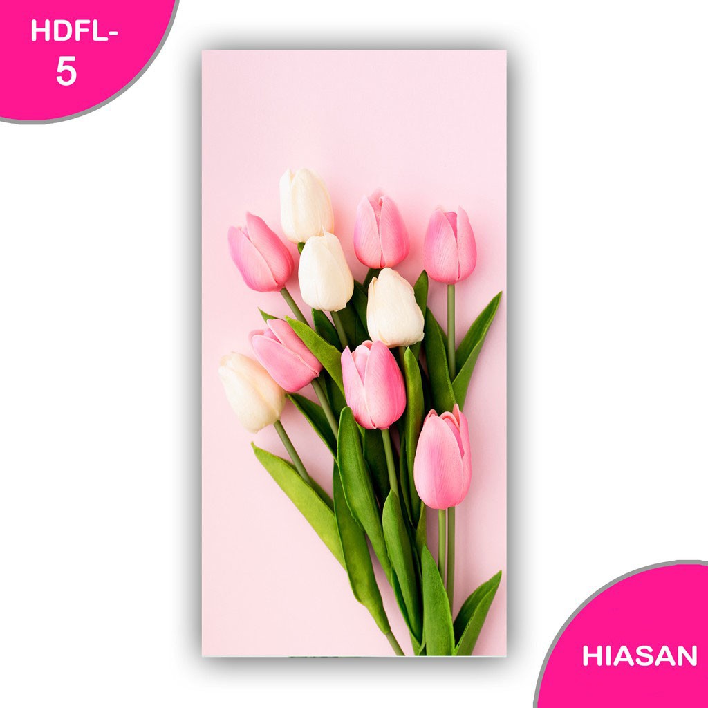 Hiasan Dinding Dekorasi Dinding Rumah - Poster Kayu FLOWER BUNGA Wall Decor Art Berkualitas