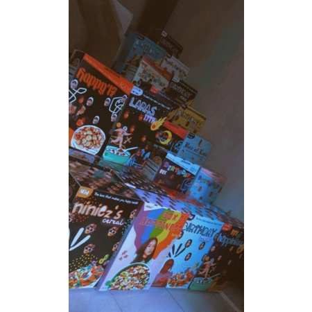

LARGE Gift Box Cereal Kotak Kado Custom Hadiah BESAR (BOX ONLY) SUDAH JADI BOX