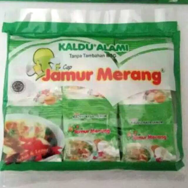 

Kaldu Alami Jamur Merang Original 1 Pack Isi 30 saset