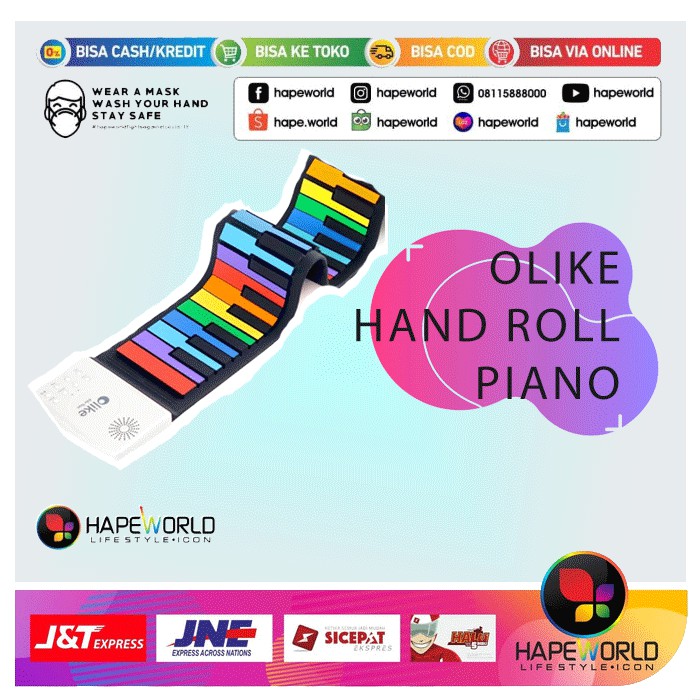 OLIKE HAND ROLL PIANO